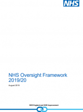 NHS Oversight Framework for 2019/20